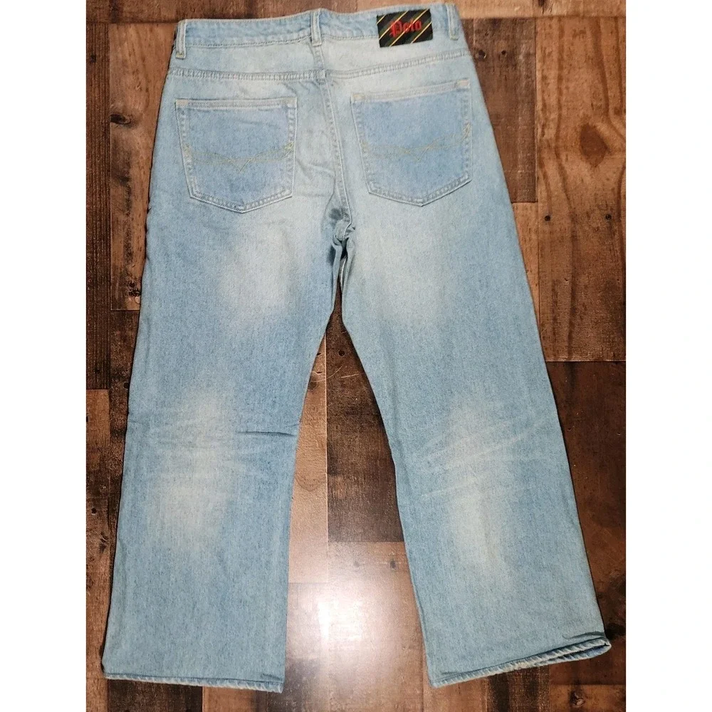 Polo Ralph Lauren Bear Baggy Jeans Mens 34x27 Blue Pants Dubai Preppy